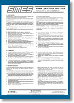 Bombas centrífugas inoxidables sanitarias