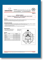 TD8-10 Trampa termostática venteador mst18 y mst21