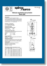 Válvula reguladora de presión serie 25P